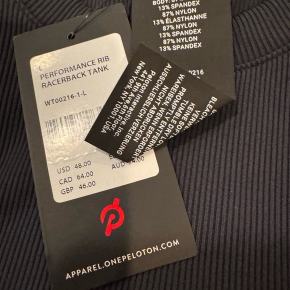 Peloton Performance Rib Racerback Tank - Picture 9 of 10